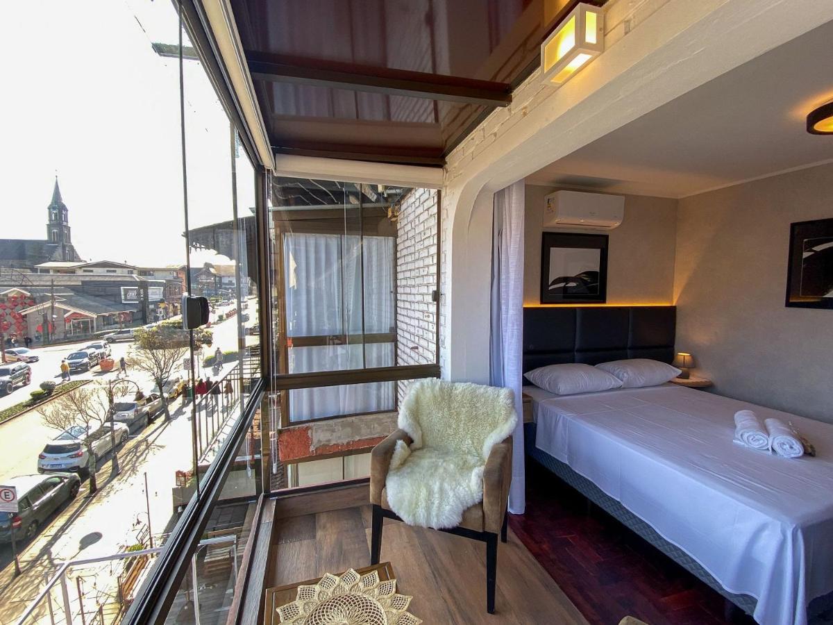 Locar-In Gramado- 100M Rua Coberta Daire Dış mekan fotoğraf